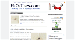 Desktop Screenshot of h2o2uses.com